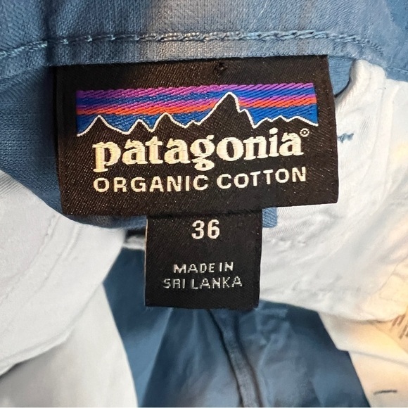 Patagonia Lightweight All-Wear Blue Hemp Shorts - Picture 5 of 7